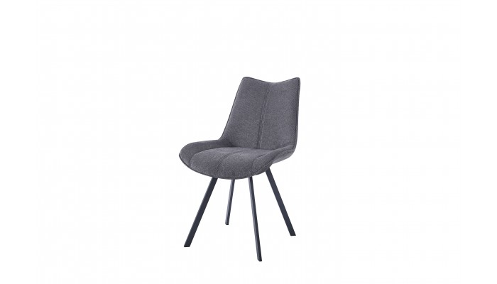 TOKYO - Chaise de séjour pivotante grise