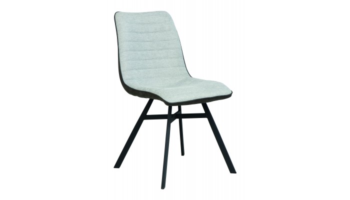 PORTLAND - Chaise de séjour Gris - Gris