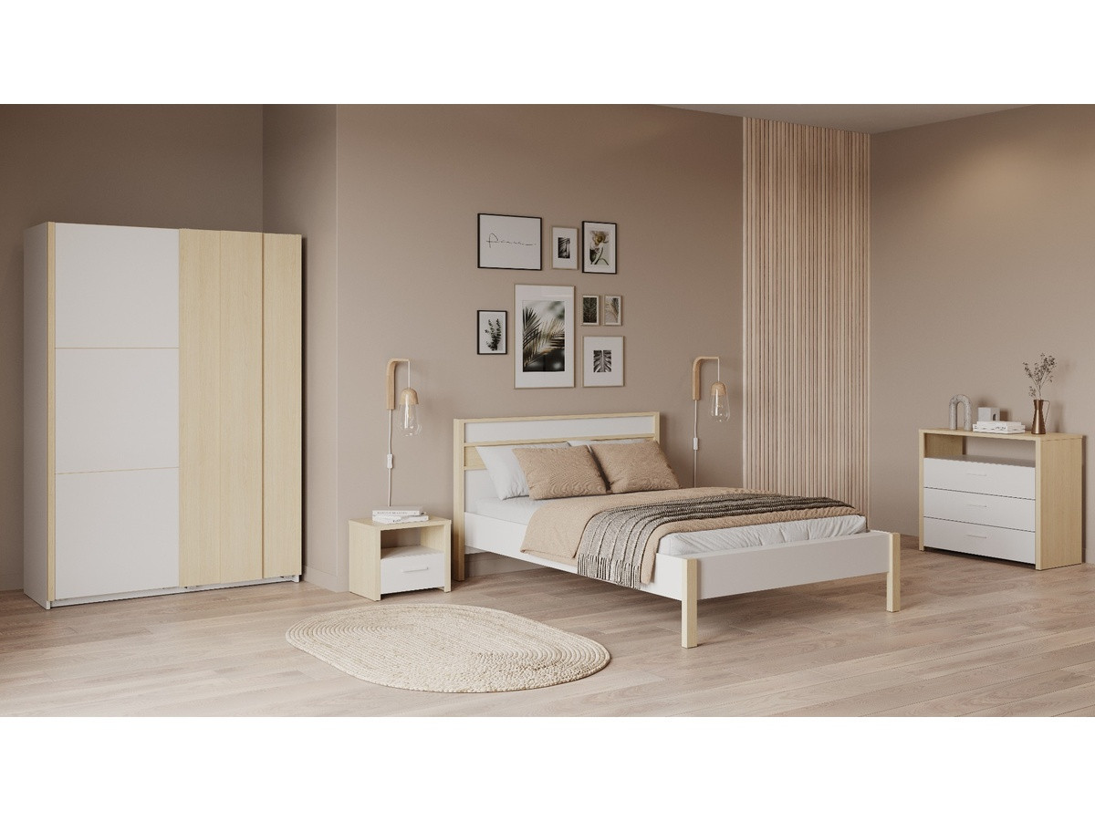 HEVA - Armoire 2 portes coulissantes 