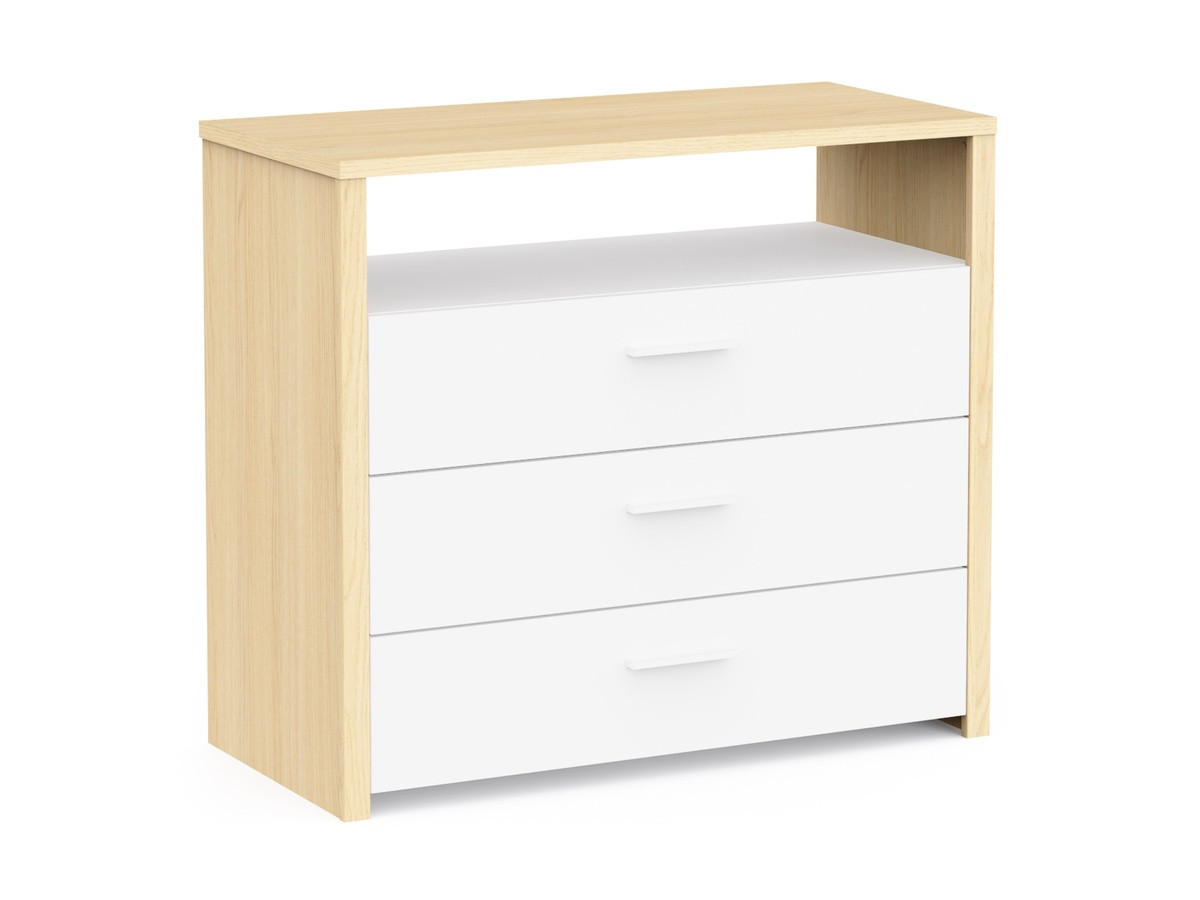 HEVA - Commode 3 tiroirs 1 niche 