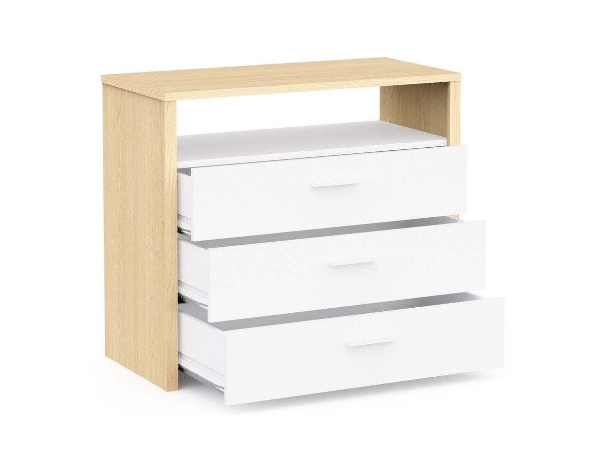 HEVA - Commode 3 tiroirs 1 niche 