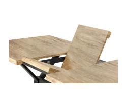 MAKA - Table de séjour rectangulaire Pieds X
