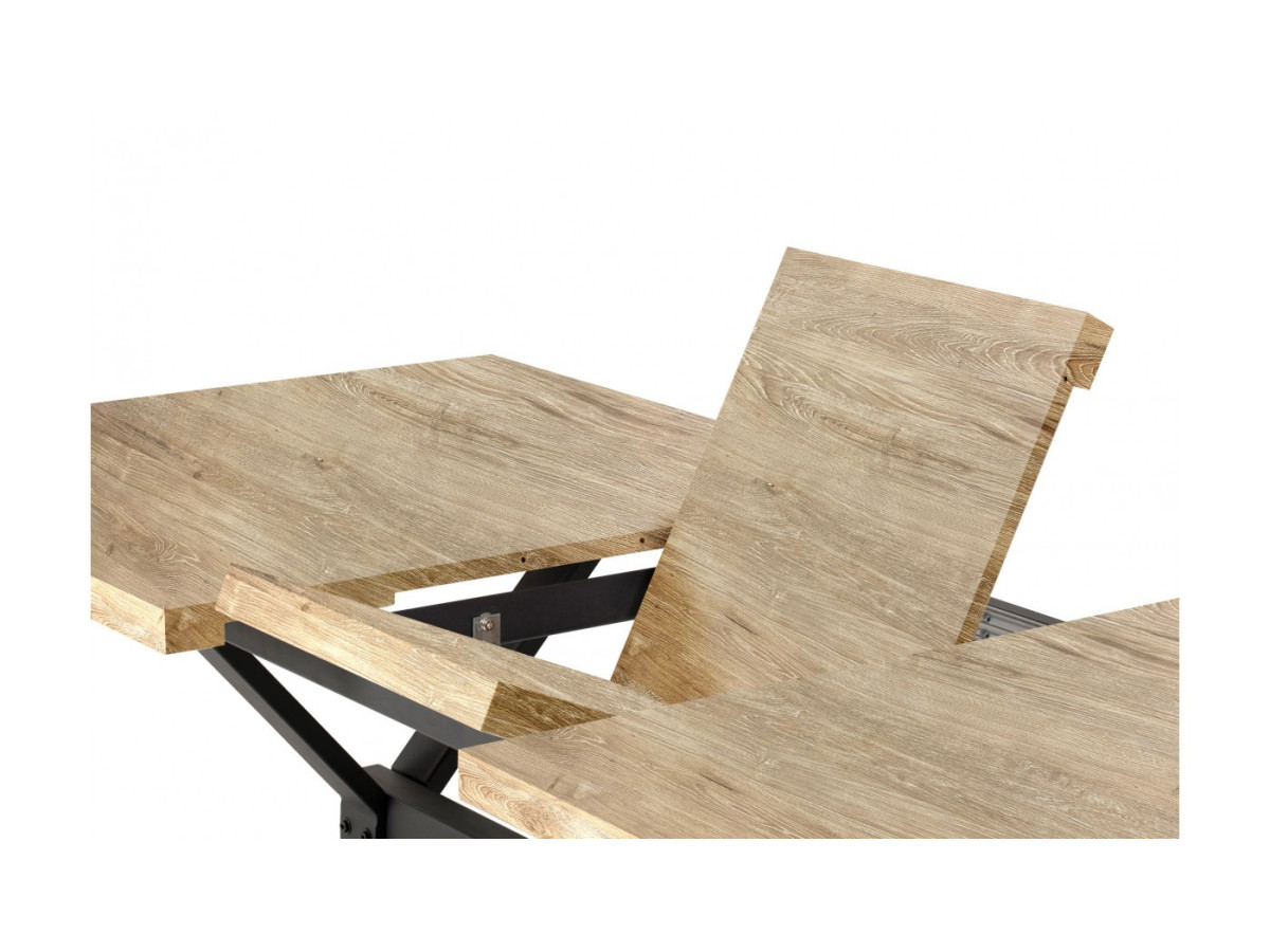 MAKA - Table de séjour rectangulaire Pieds X