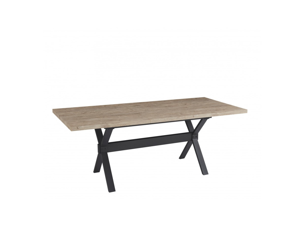 MAKA - Table de séjour rectangulaire Pieds X