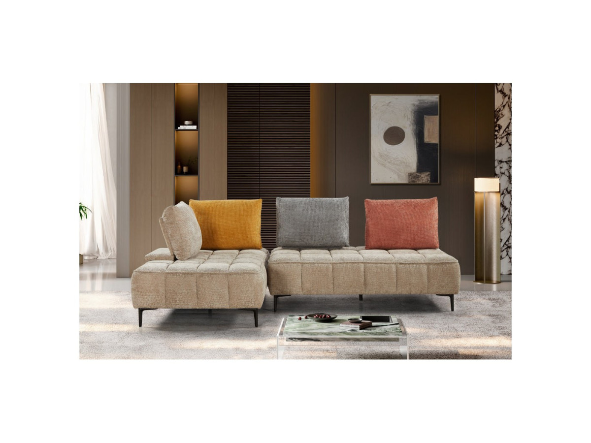ALEXANDRIE - Canapé d'angle chaise longue